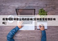 疫情对区块链公司的影响[区块链受疫情影响吗]