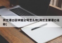 荷兰港口区块链公司怎么样[荷兰主要港口名称]